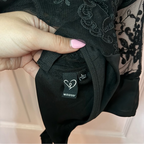 Windsor In Love With Lace Mesh Bodysuit - Picture 6 of 6